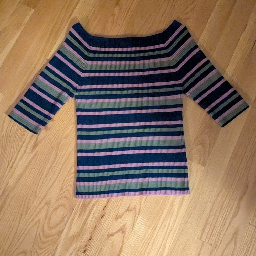 Modcloth Multicolor Striped Sweater